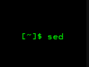 Comandos de 1 Linha para SED
